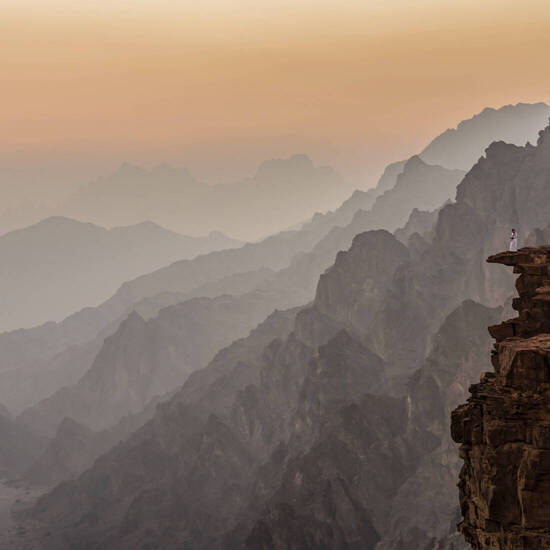 Berglandschaft in der Region Tabuk 