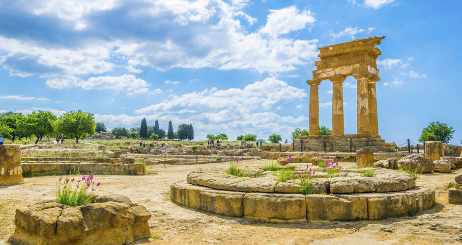 Ruinen des Tempels von Castor & Pollux, Agrigent 