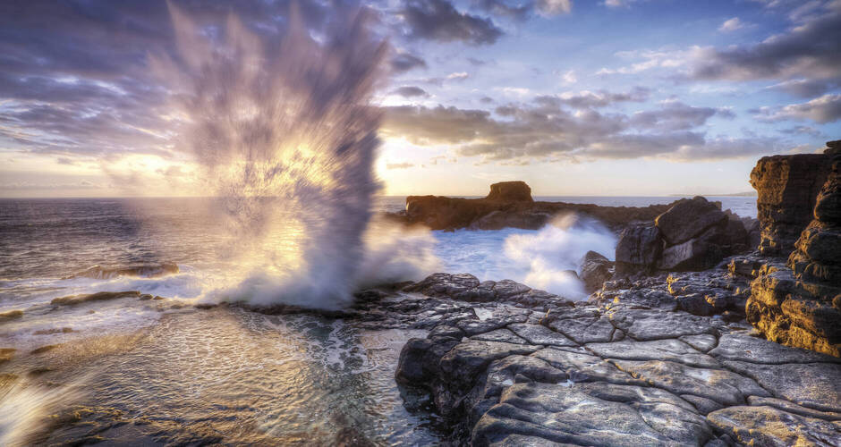 Blowhole, La Réunion 