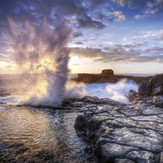 Blowhole, La Réunion 