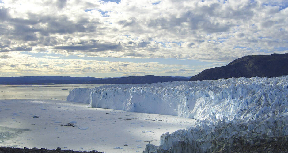 Gletscherfront Grönland 