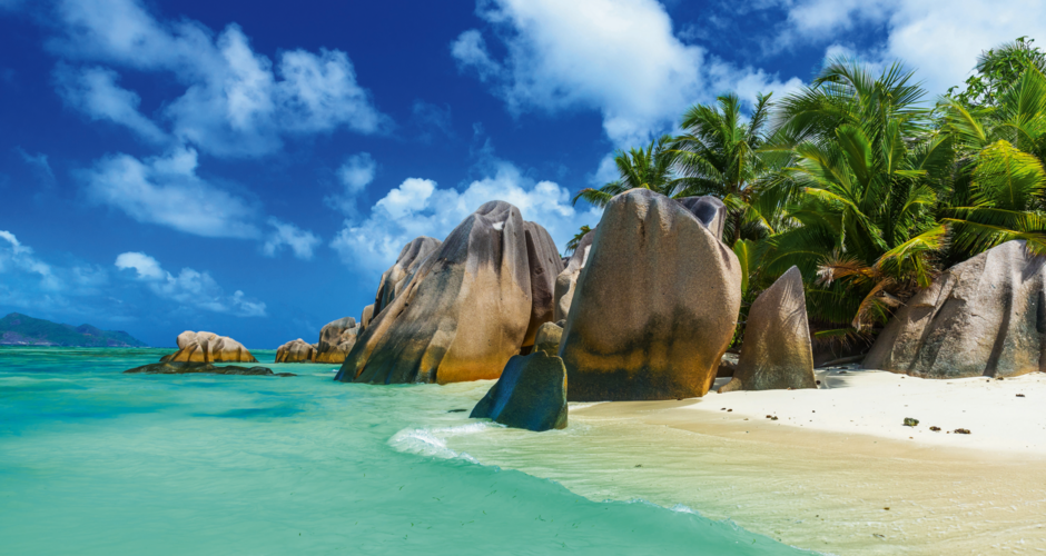 Anse Source d&#39;Argent - Strand auf der Insel La Digue auf den Seychellen © Simon Dannhauer - Fotolia