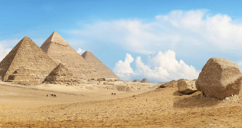 Die Pyramiden von Gizeh 