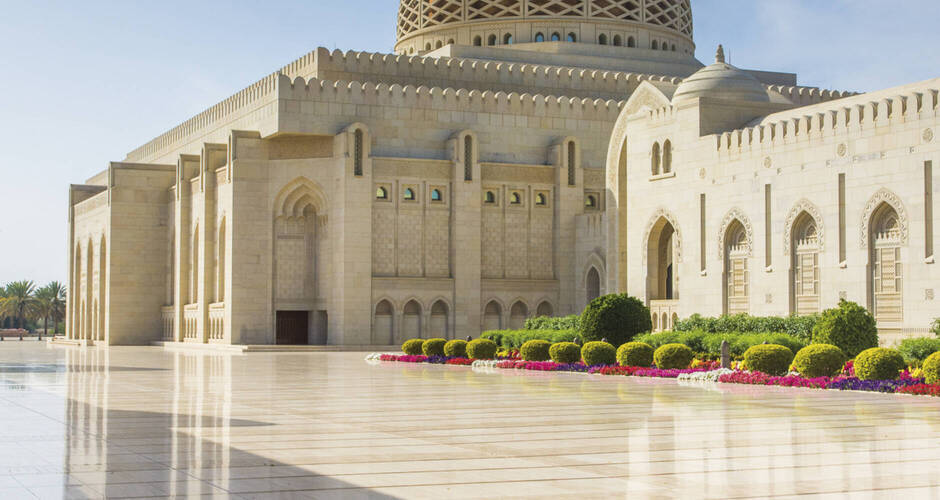 Die Sultan Qaboos-Moschee in Muscat 