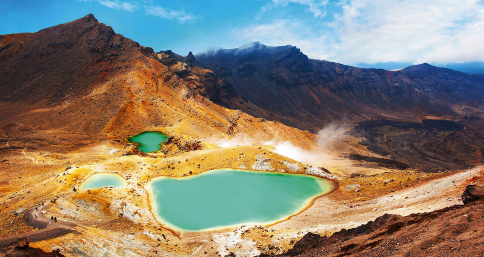 "Tongariro Crossing" mit Blick auf die Emerald Lakes © Fyle - Fotolia