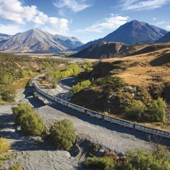 Mit dem TRANZ ALPINE über die Südinsel 