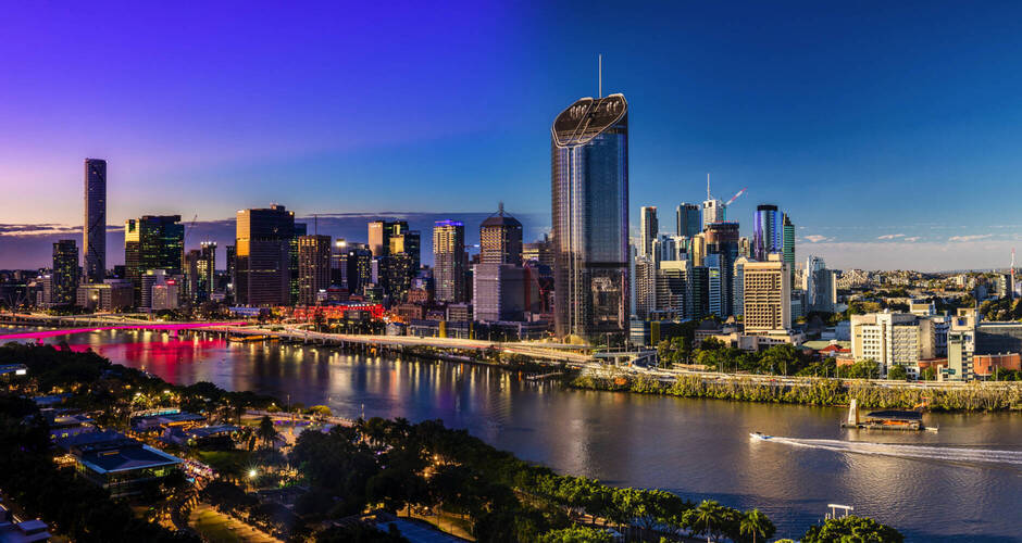 Panoramabild von Brisbane © Martin Valigursky - stock.adobe.com
