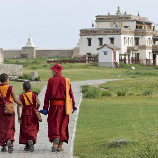 Junge Mönche im Kloster Erdene Zuu 
