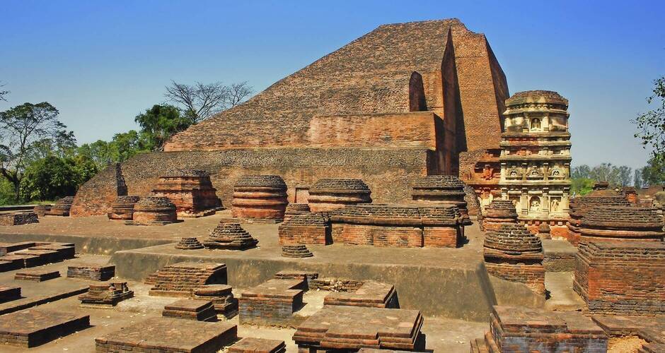 Ruinen in Nalanda 