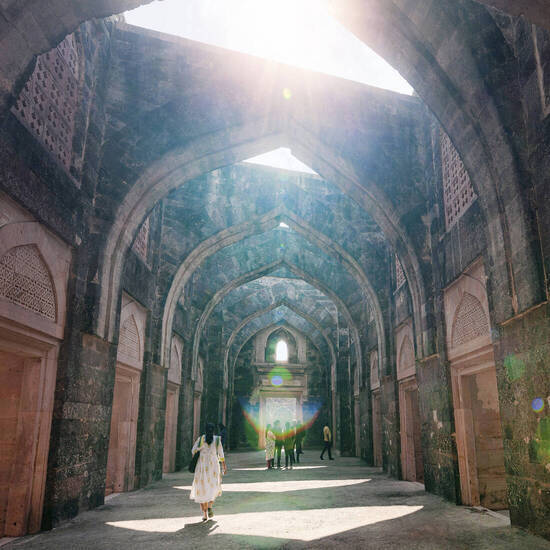 Mystische Stimmung im Jahaz Mahal 