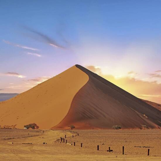 Eine der höchsten Dünen am Sossusvlei 