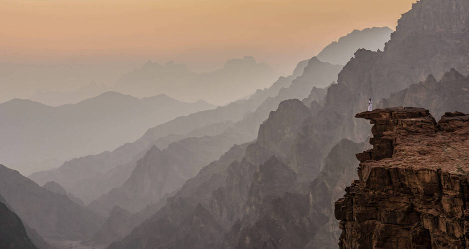 Berglandschaft in der Region Tabuk 