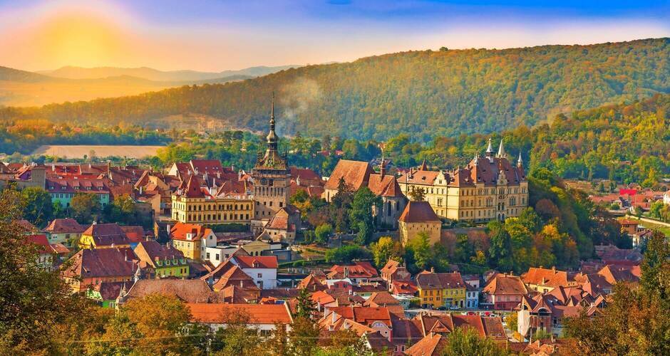 Panoramablick auf Sighisoara in Siebenbürgen © Balate Dorin - stock.adobe.com