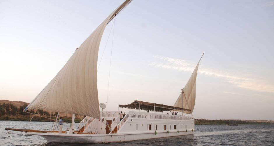 Unsere Dahabeya sorgt für Entspannung 