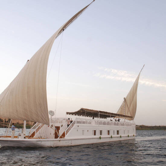 Unsere Dahabeya sorgt für Entspannung 