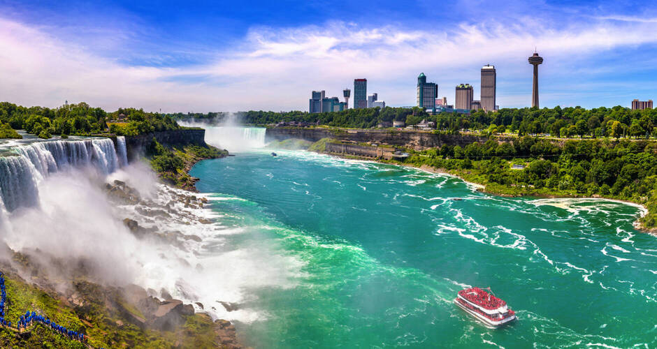 Kanadische und US-amerikanische Niagarafälle © Sergii Figurnyi - stock.adobe.com