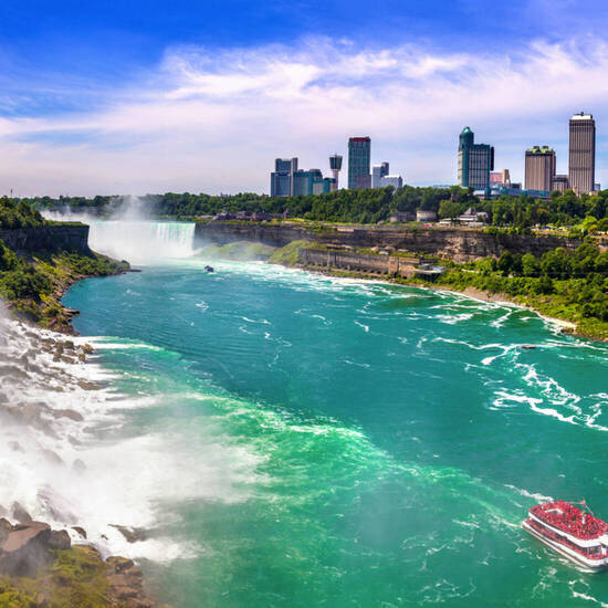 Kanadische und US-amerikanische Niagarafälle © Sergii Figurnyi - stock.adobe.com
