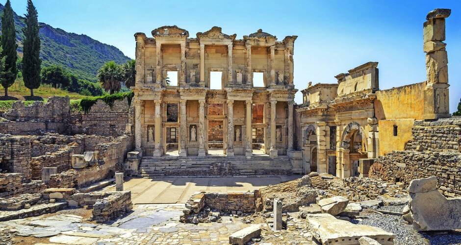 Celsus-Bibliothek in Ephesus, Türkei © Dmitry V. Petrenko - stock.adobe.com