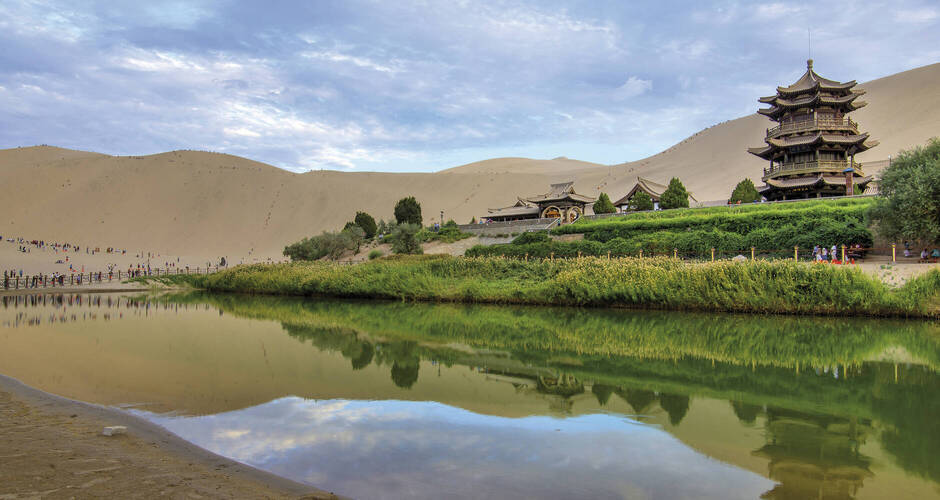 Mondsichel-See in Dunhuang  