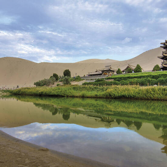 Mondsichel-See in Dunhuang  