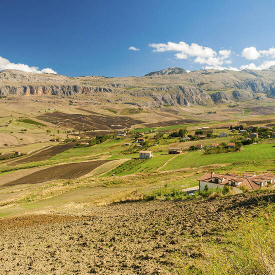 Rocca Busambra, in der Kette der Sikaner-Berge 