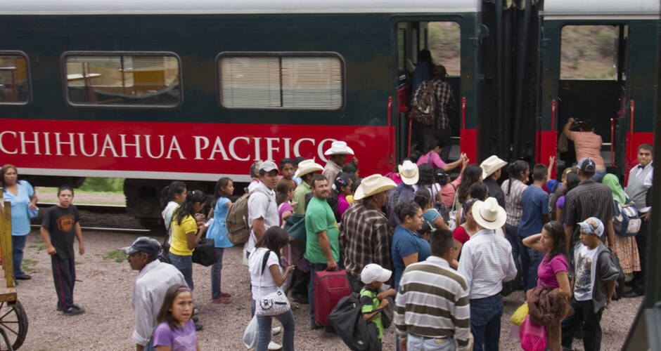 Zustieg in den CHEPE im Kupfercanyon 