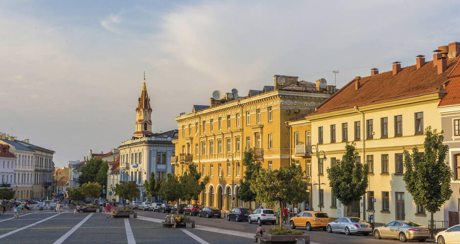 Rathausplatz in Vilnius 