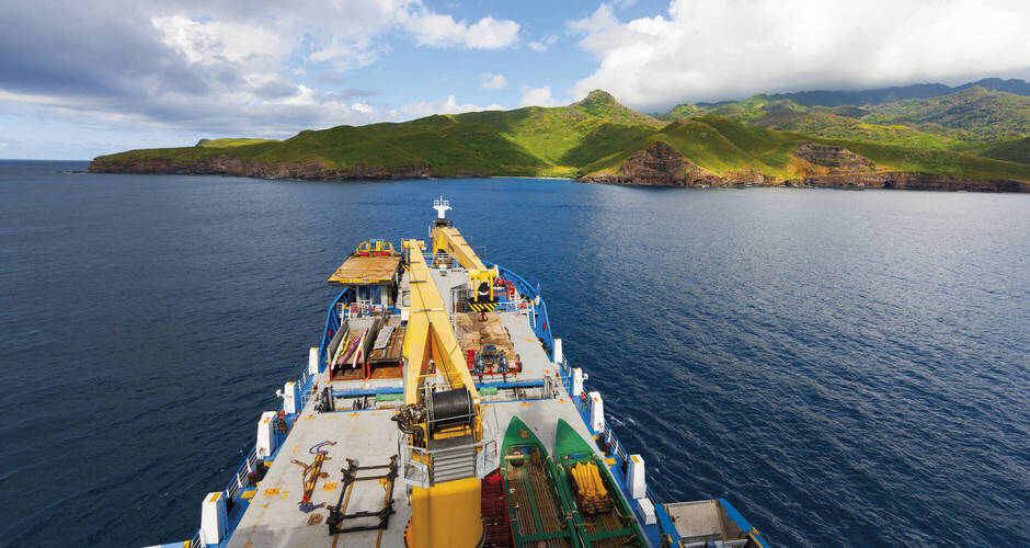 Unterwegs zwischen den Marquesas 