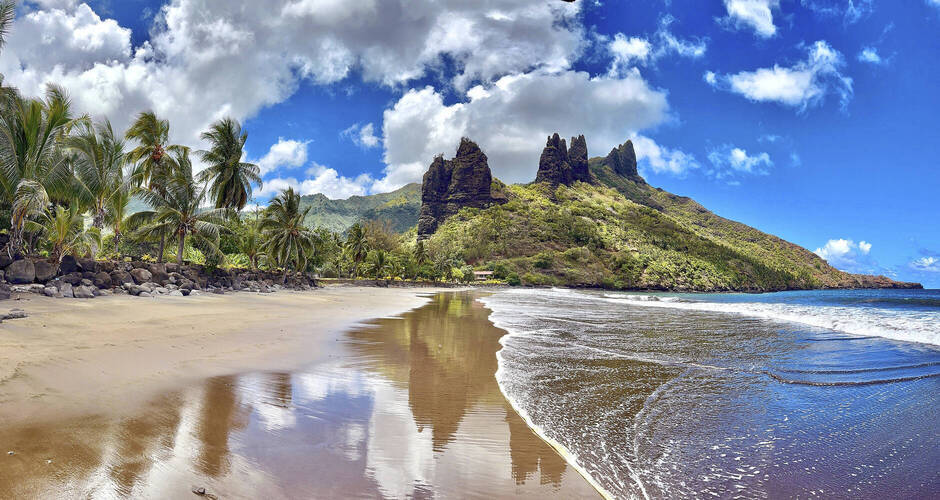 Am Strand von Nuku Hiva 