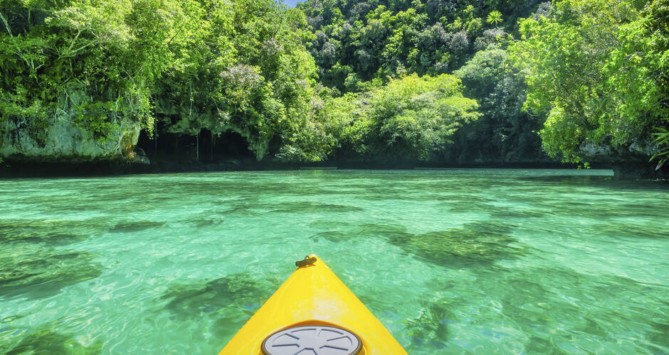 Kajak Abenteuer auf Palau 