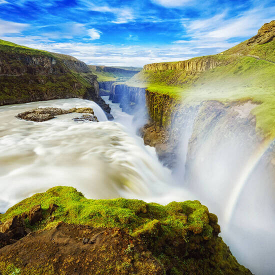 "Goldener" Wasserfall Gullfoss ©Feel good studio - stock.adobe.com