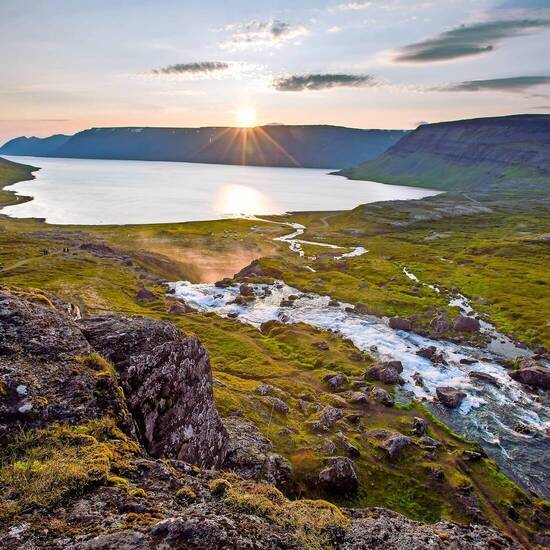 Dynjandi-Wasserfall am Arnarfjördur, Westisland © Maygutyak - Fotolia