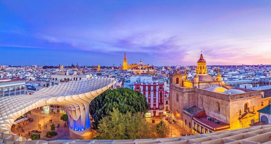 Blick auf das abendliche Sevilla © LucVi - Fotolia