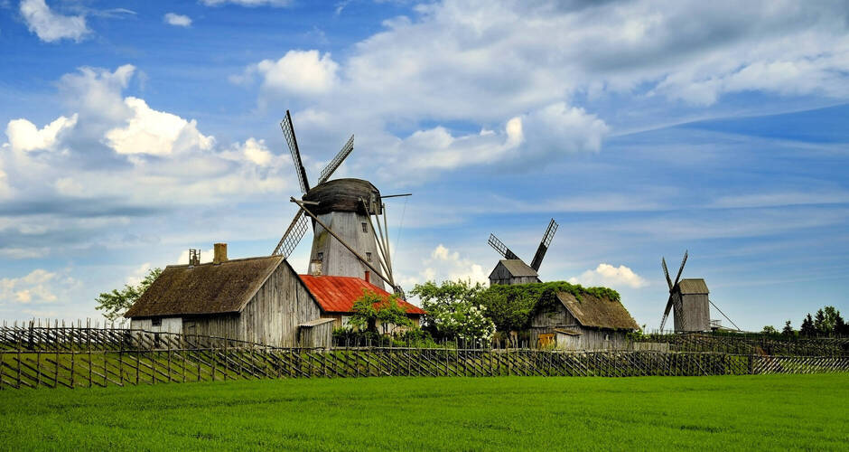 Windmühlen auf der Insel Saaremaa, Estland David - stock.adobe.com