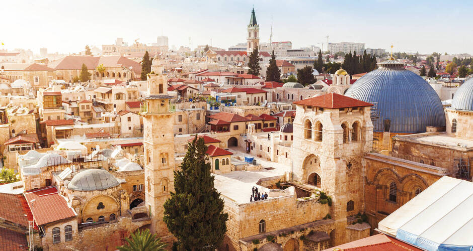 Blick auf die Altstadt von Jerusalem 