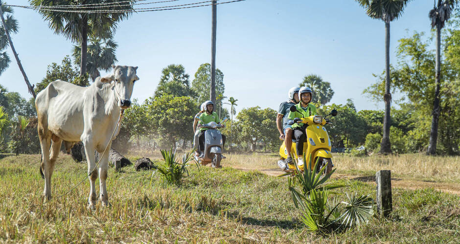 mit Vespas übers Land 