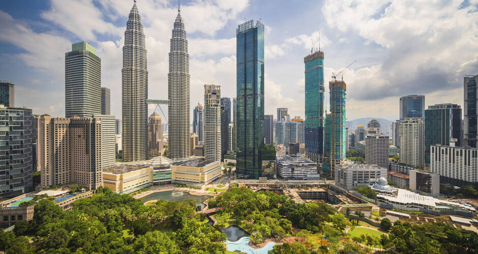 Skyline von Kuala Lumpur 
