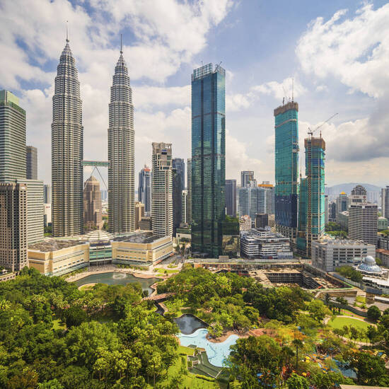 Skyline von Kuala Lumpur 