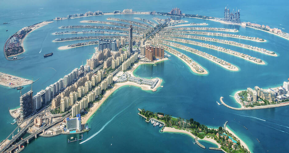 Blick auf Palm Island, Dubai ©Delphotostock - stock.adobe.com