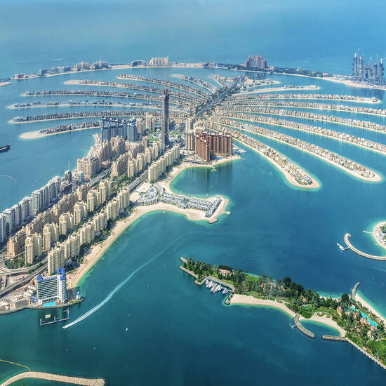 Blick auf Palm Island, Dubai ©Delphotostock - stock.adobe.com