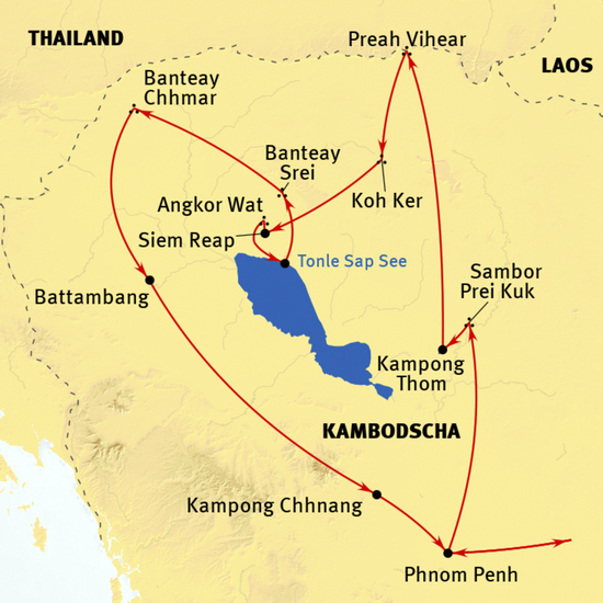 Kambodscha überland